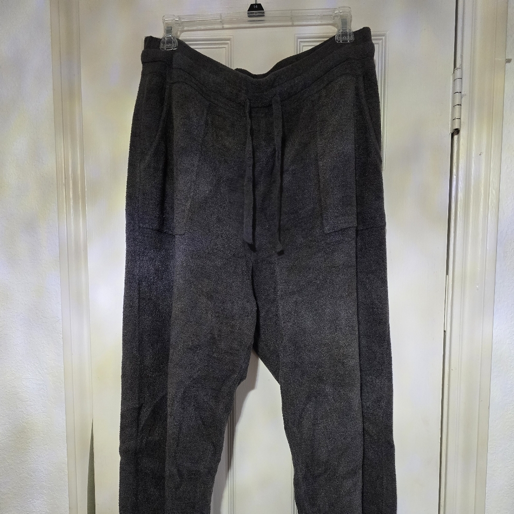 Barefoot Dreams Cozychic Ultralite Charcoal Joggers